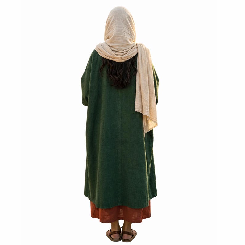 Picture Scripture Robe Mary Magdalene Biblical Costume for Women, Christian Nativity Robe ...