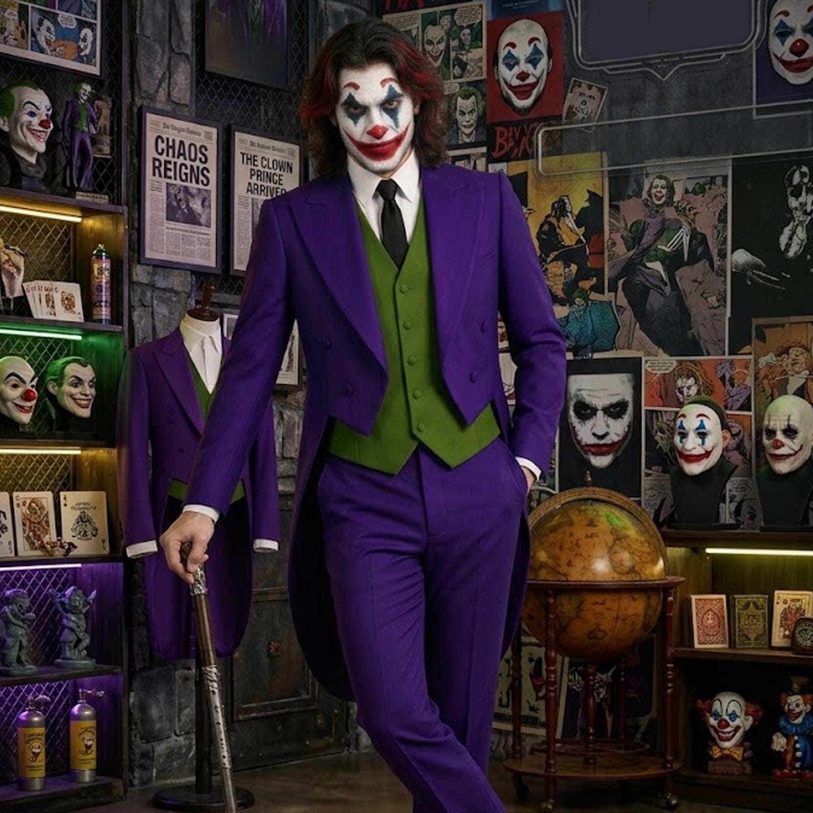 Joker purple suit - Etsy 日本
