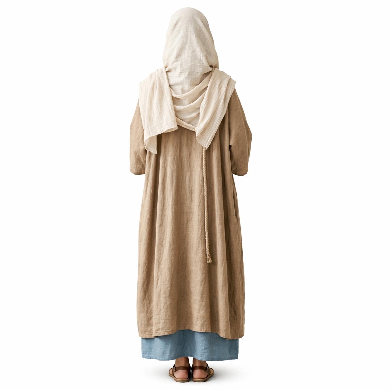 Biblical Mary Costume Women, Nativity Costume Dress, Blue Medieval ...