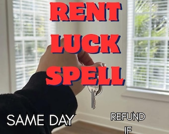 Mietglückszauber für die Wohnungssuche, die Genehmigung zur Wohnungssuche, das Vertrauen des Grundbesitzers und die finanzielle Stabilität | Digital Download Same Day Cast