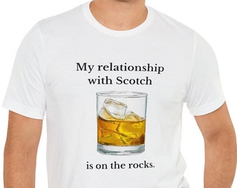 Scotch Trinker Fan Shirt, Geschenk für Scotch Fan, Unisex T-Shirt für Scotch Liebhaber, Whisky Wit T-Shirt, Whisky Liebhaber Statement
