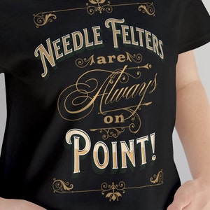 Naaldvilten Gift Tee Shirt voor Crafters Graphic Tee Gift of Present