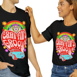 Crafter Tee Shirt Gift Retro Graphic Design Gift Shirt