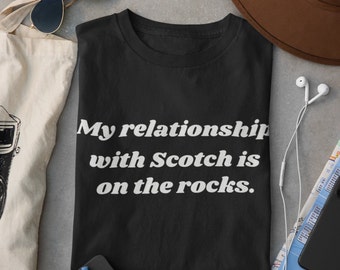 Scotch Drinker Fan Shirt, Gift for Scotch Fan, Unisex Tee for Scotch Lover, Whiskey Wit Tee, Whiskey Lover's Statement, Whiskey Drinker Tee