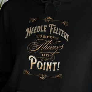 Nadelfilz Geschenk Hoodie Crafter Kapuzen Sweatshirt Crafter Present
