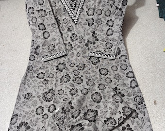 Floral Baumwolle Kurta Set | Ethnischen indischen Stil, Women's Alltagskleidung