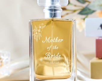 Custom Engraved Wedding Perfume Bottle | Mother Of The Bride And Groom  | Ideal Mother of The Bride Gift | Bridesmaid gifts 2025