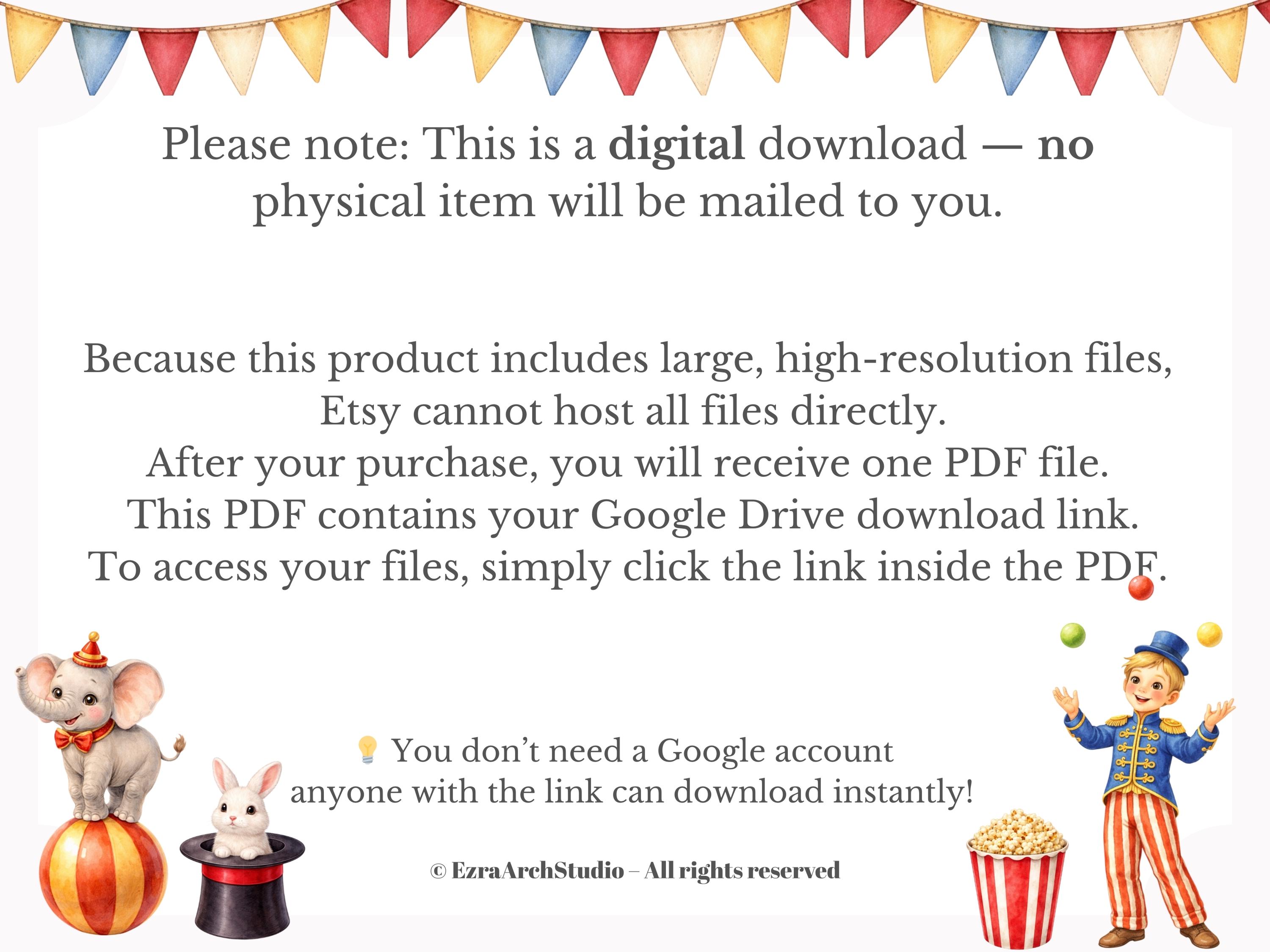 Carnival Tales Clipart Bundle – Transparent PNG Watercolor Circus ...
