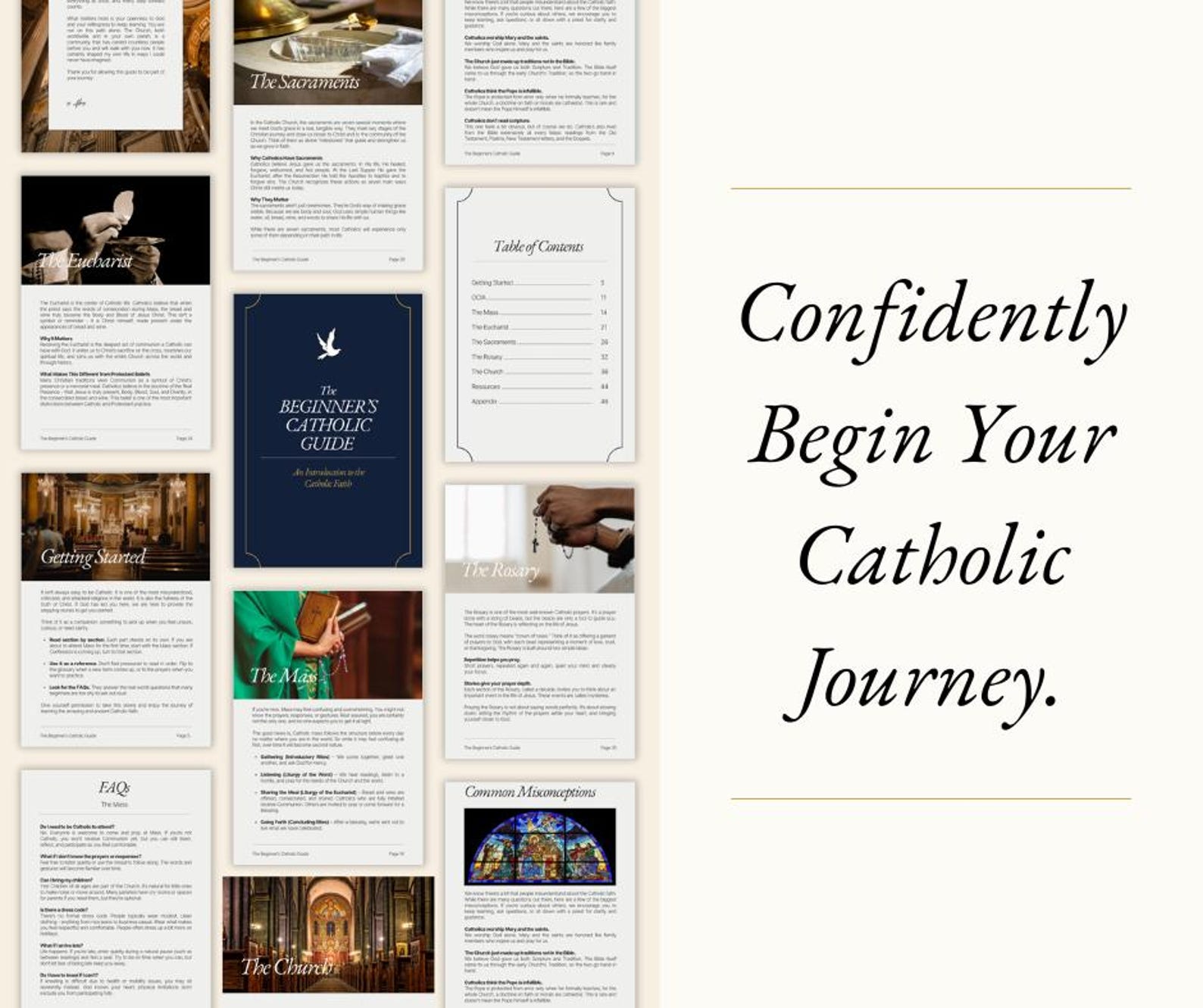 Rcia Handbook.pdf Beginner Catholic Guide | OCIA / RCIA Basics, Mass, Sacraments ...