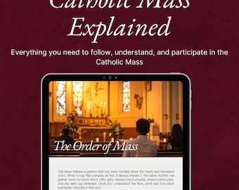 Catholic Mass Guide – Beginner's Liturgy Resource (PDF Download)
