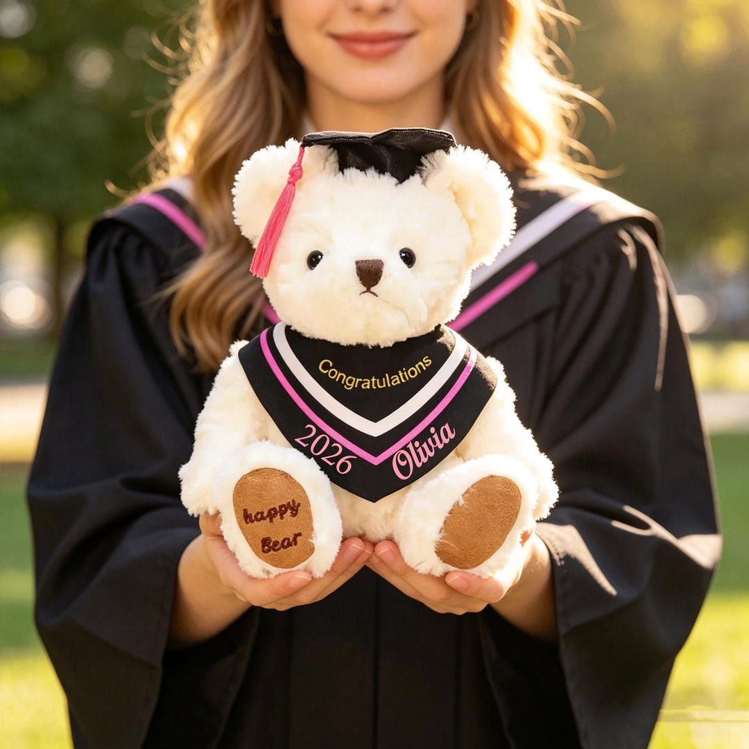 Personalized Graduation Bear 2026 | Custom Teddy Bear Gift for ...