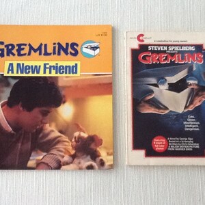 Gremlins Books - "A New Friend" & "Steven Spielberg Presents GREMLINS", 1984