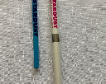 2 Vintage Ballpoint Pens from STARDUST RESORT & CASINO, a Former Las Vegas Landmark