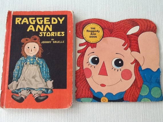 2 Vintage Books raggedy Ann Stories 1961 by Gruelle the Raggedy