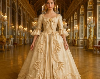 18世紀のバロック様式のドレス - マリー・アントワネットのロココ様式