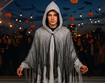 Dark Lord Hooded Robe Costume, Mask, Belt, Cosplay Outfit - Etsy