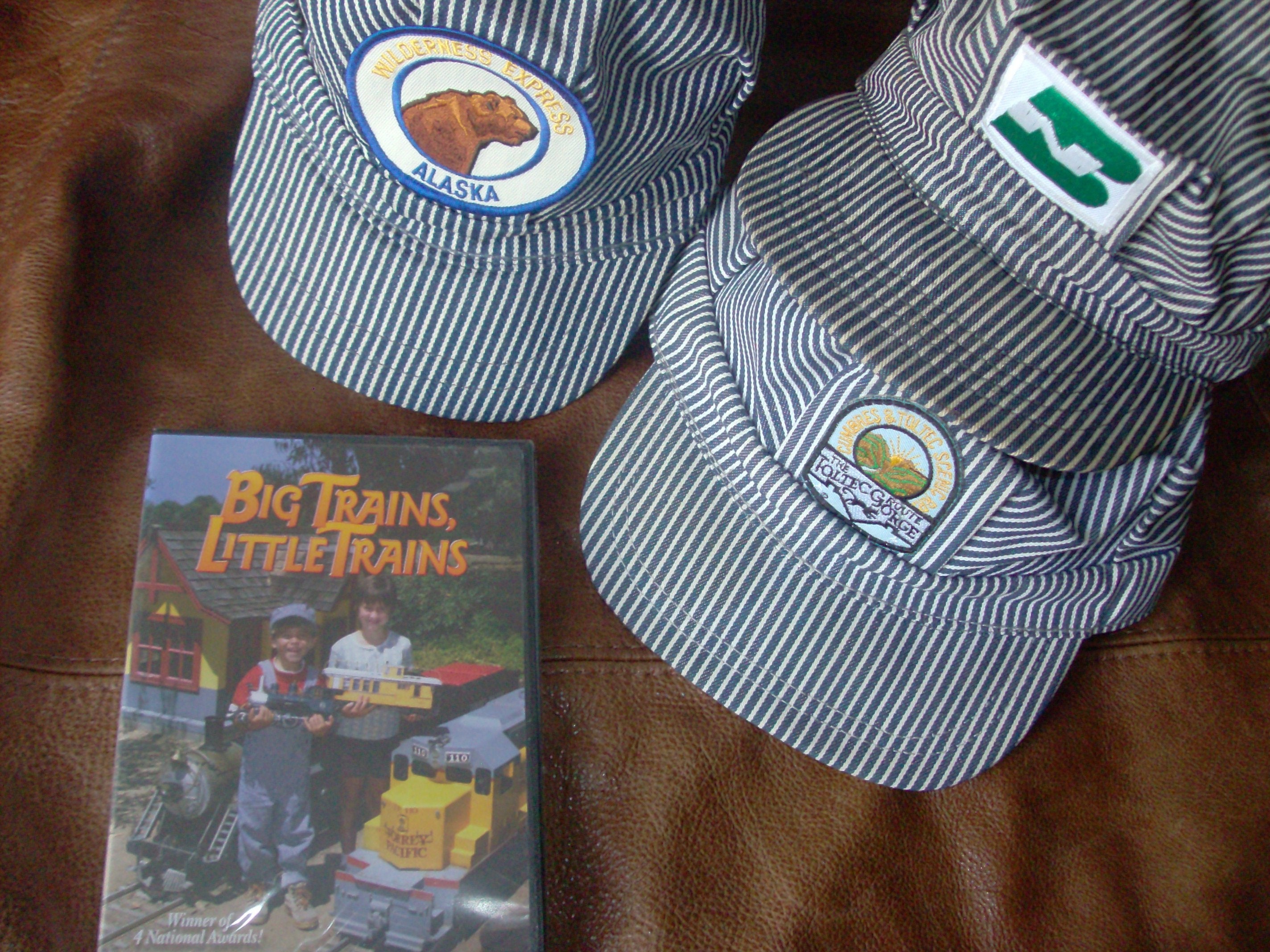 Trains Railroad Conductor Caps Hats DVD 