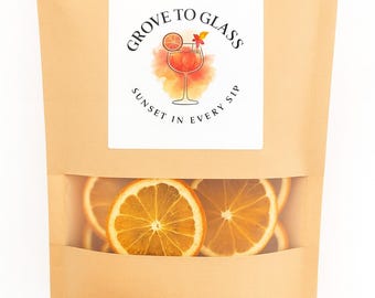Dehydrated Mixed Orange, Dried Orange Slices, Natural Dehydrated Citrus, Snack and Decor, Tea, Citrus for Cocktails