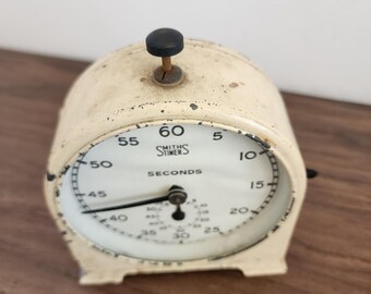 Vintage Smiths Industrial Timer, Non Working Mid Century English
