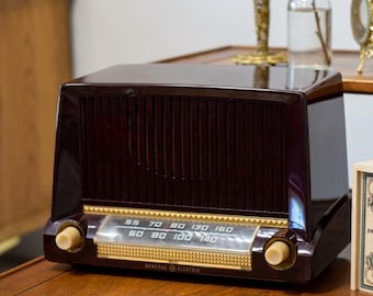 Bluetooth Converted 1950s General Electric Radio - Mid Century Modern