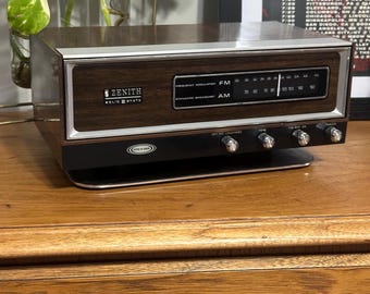 Radio Zenith "Circle of Sound" vintage de los años 70 convertida a Bluetooth.