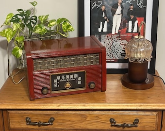 Vintage General Electric Radio • Bluetooth‑Converted • Mid‑Century Modern Decor • Restored Retro Audio