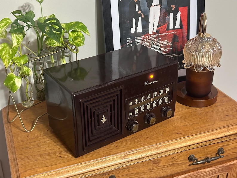 Vintage Bluetooth Radio - 1950s Emerson 641-B image 1