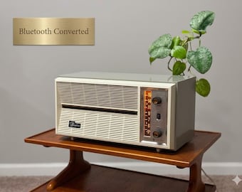 Bluetooth Converted Vintage 1959 GE Musaphonic Radio - Mid Century Modern - HUGE sound!