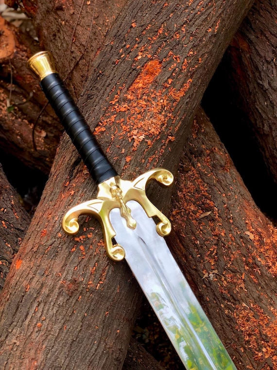 Heman Replica Sword 1987 Movie Carbon Steel Blade Cosplay Display Sword (40" Overall)