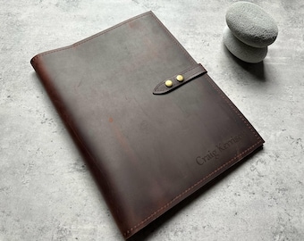 Funda de cuero para MacBook: funda personalizada para portátil Pro de 13, 14, 15 y 16 pulgadas