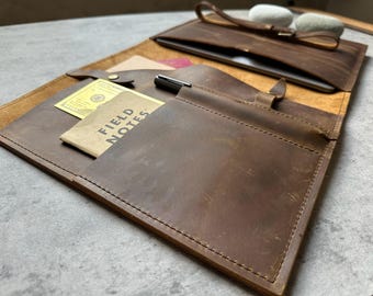 Funda de cuero personalizada para MacBook Pro: funda para portátil de 13 a 16 pulgadas