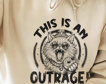 Carl Princess Donut Hoodie – “This Is an Outrage” LitRPG Buch Merch Geschenk für Matt Dinniman Fans