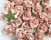 Blush Pink Paper Flowers for DIY Wedding Crafts | Make Your Own Favor Boxes | Baby Shower Favors | DIY Place Card Holders