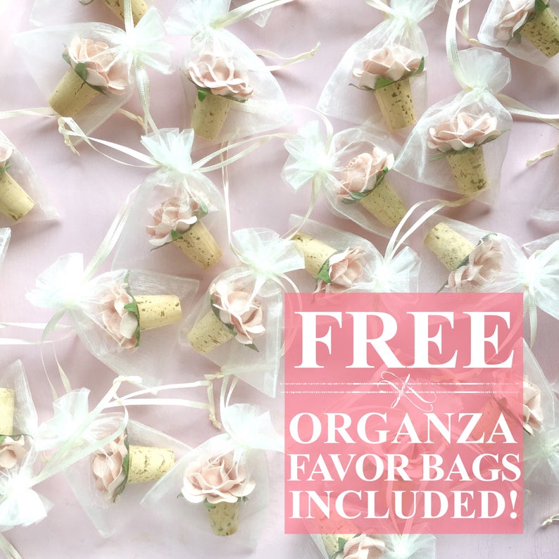 Flower Wine Bottle Stoppers in 28 Custom Colors Winery Etsy