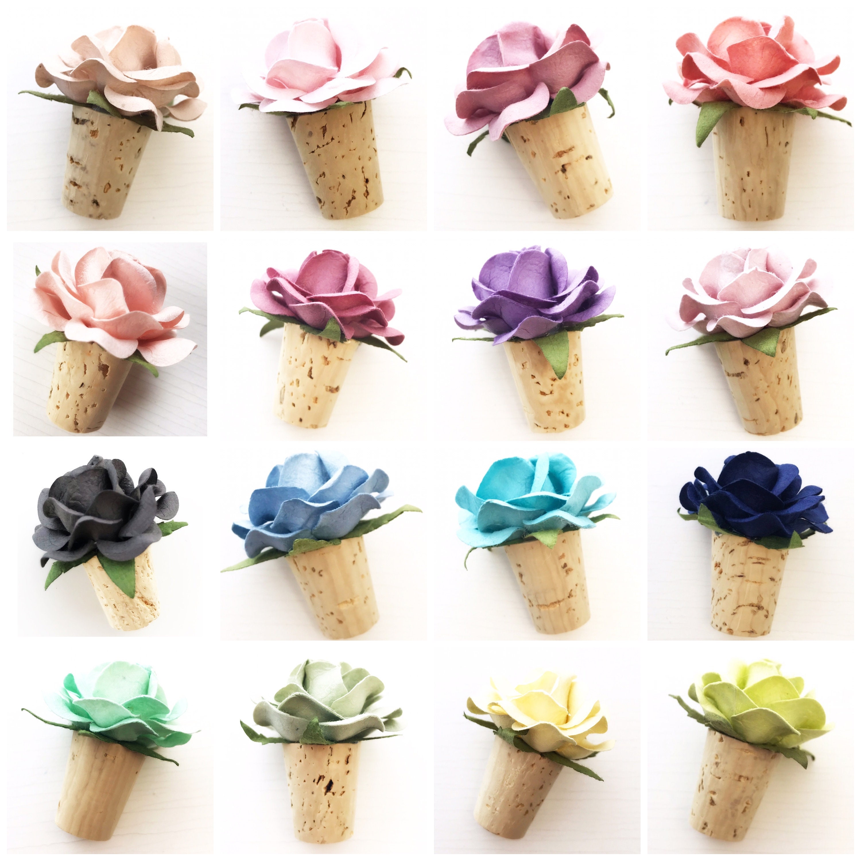 Wine Bottle Stopper, Blush Wedding Favors, Bridal Shower Favors, Wine…