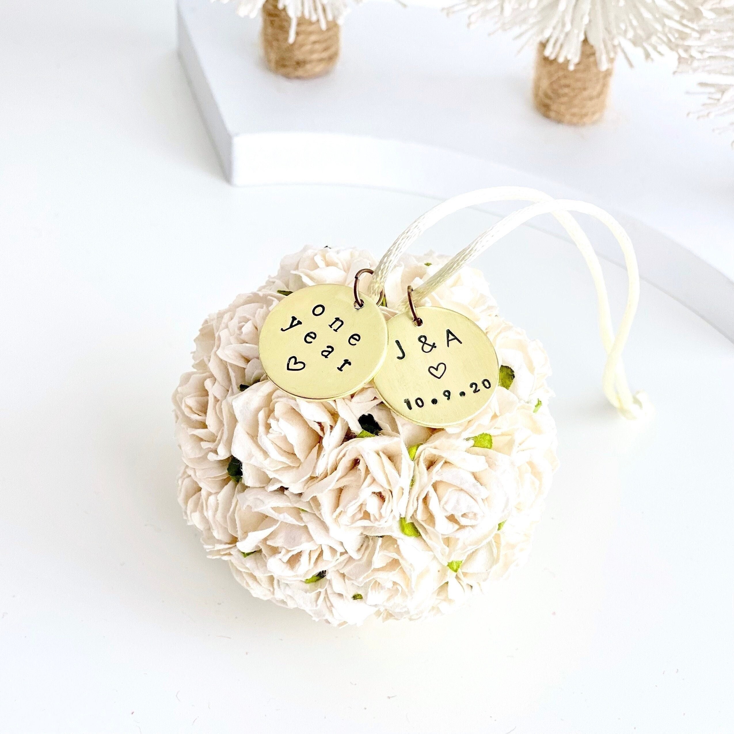 First wedding 2024 anniversary ornaments