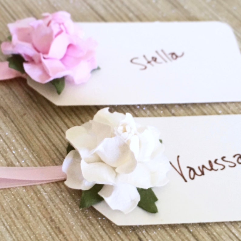 Colorful Succulent Paper Flowers DIY Wedding Favors Mini Terranium supplies make your own wedding table numbers, centerpiece decor image 4