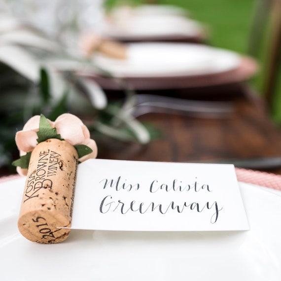 Place settings online name card holders