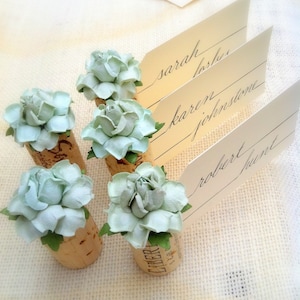 Garden Theme Wedding Place Card Holders Succulent Name Card Holders Creative Meal Marker Idea Unique Winery Wedding Decor 9. Mint