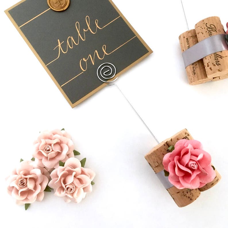 Table Numbers Wedding Coral Wedding Decor Photo Holder Wedding Coral Flowers Wedding Signs Table Number Stands Table Number Holders