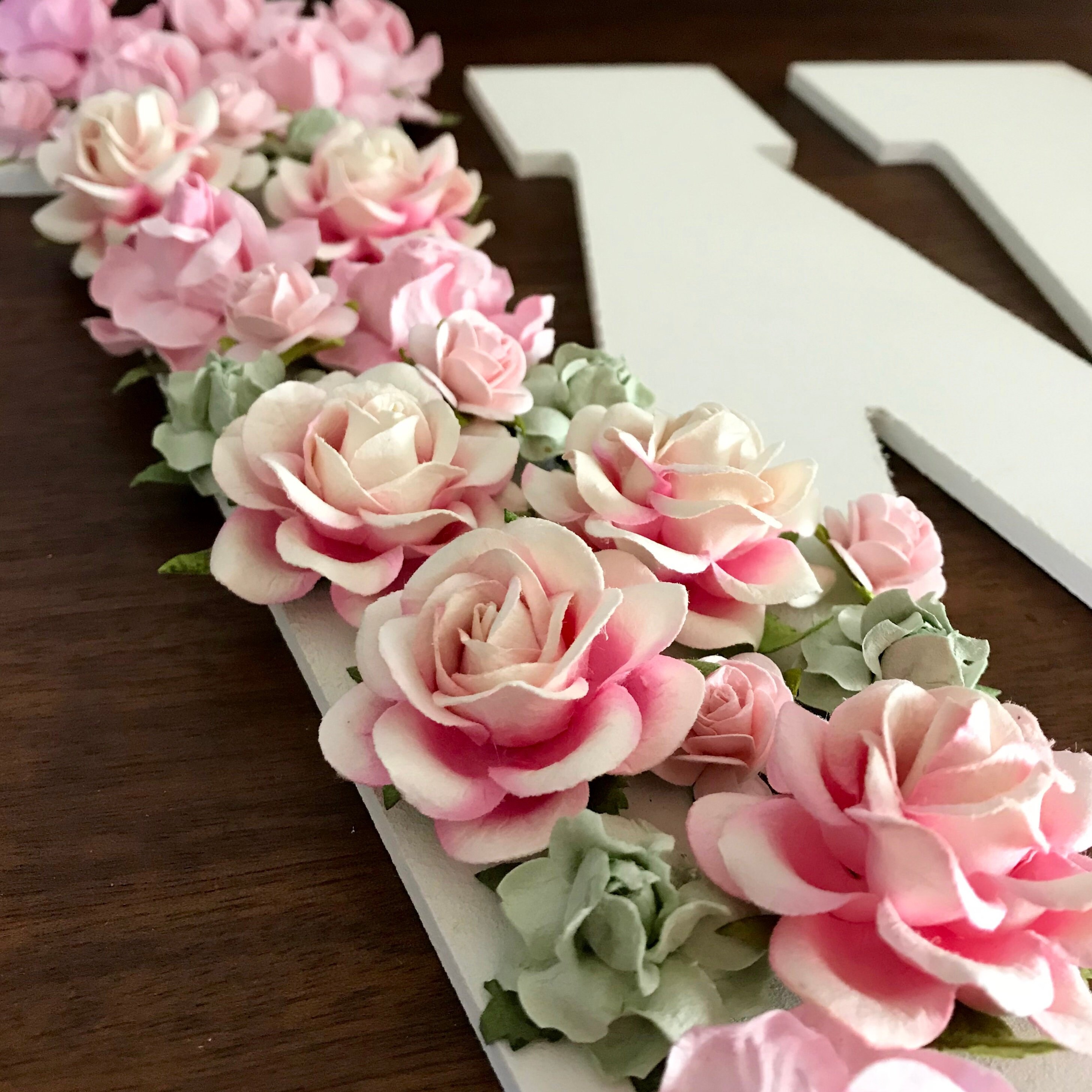 100 Paper Flowers For DIY Wedding Projects Assorted Pink Etsy