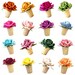 Colorful Rose Wine Bottle Stoppers | Guest Favors for Wine Themed Bridal Shower or Winery Wedding | Mix & Match w/ 28 Custom Colors 