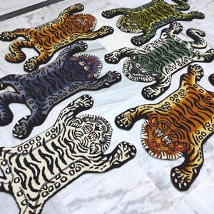 Tiger Skin Rug - Etsy
