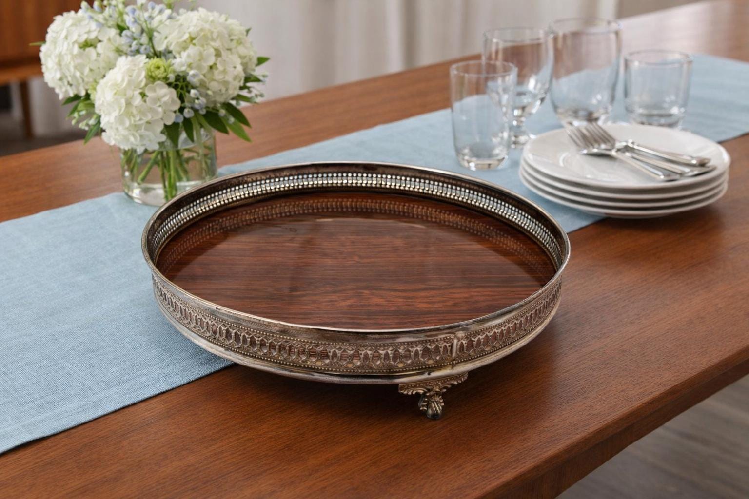 Sheffield Silver Tray - Etsy