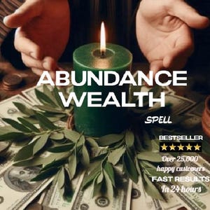 Abundance Wealth Ritual, Attracting Money and Prosperity Energy, Spiritual Intention Work, Remote Energy Support