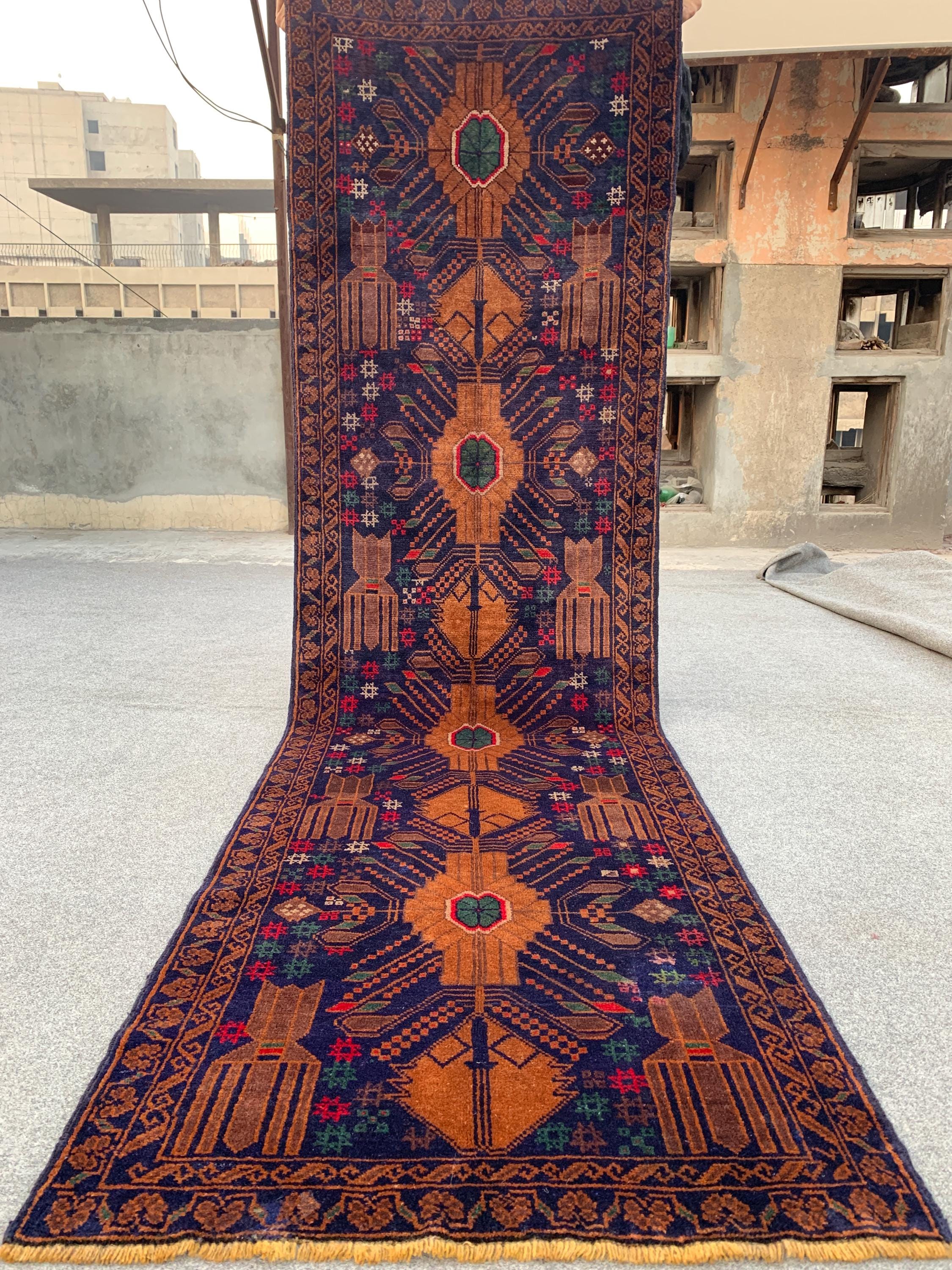 Antique Afghan Rug - Etsy