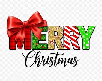 Merry Christmas Png, Merry Png, Christmas Png, Holiday Png, Trendy Png