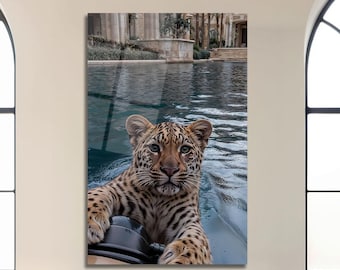 Jaguar Wall Art – Tempered Glass Print – Wild Animal Wall Decor