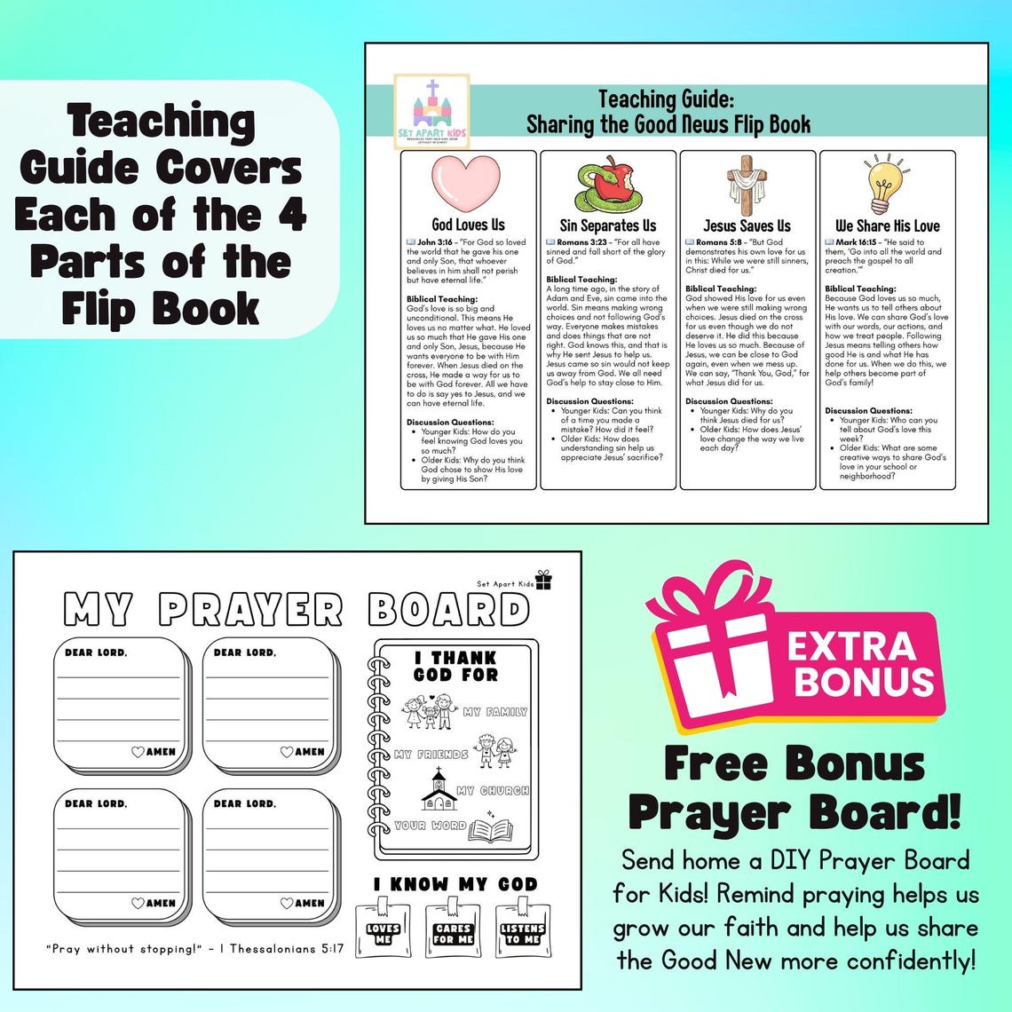 Sharing the Good News Flip Book Craft | Great Commission Bible Activity ...