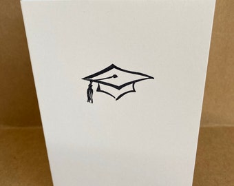 Hand Stamped Graduation Card